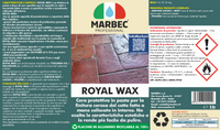 Cera per cotto fatto a mano ROYAL WAX   1LTx6Pz