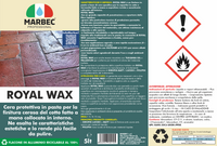 Cera per cotto fatto a mano ROYAL WAX   5LTx4Pz