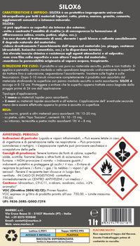 Protettivo idrorepellente SILOX 6   1LT