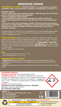 Smacchiare legno SMACCHIO LEGNO   1LT