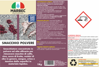Come togliere le macchie di vino, caffè SMACCHIO POLVERE   1KGx4Pz