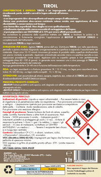 Impregnante per legno TIROIL   1LT