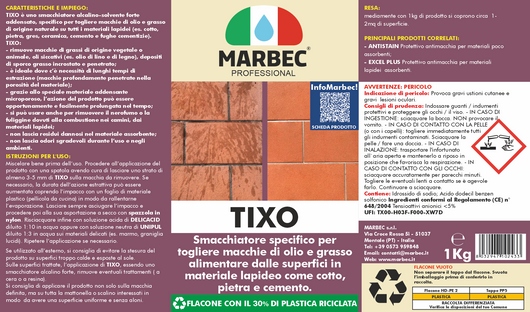 Come togliere le macchie di olio alimentare TIXO   1KGx6Pz