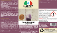 Rimuovere ruggine TOGLIRUGGINE LIQUIDO   500ML + Tampone Blu
