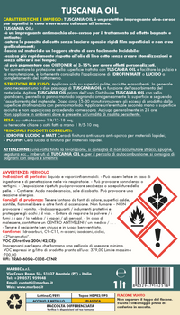 Trattamento cotto TUSCANIA OIL   1LTx6Pz
