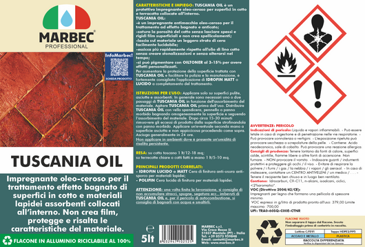 Trattamento cotto TUSCANIA OIL   5LT