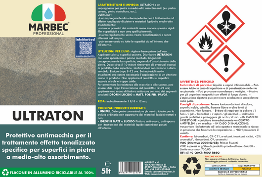Impregnante per pietre ULTRATON   5LT