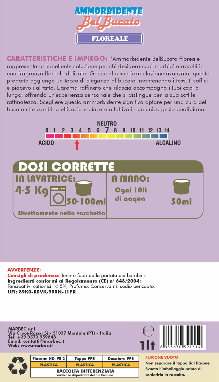 AMMORBIDENTE BelBucato Floreale 1LT