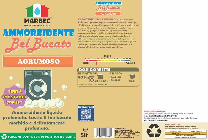 AMMORBIDENTE BelBucato Agrumoso 5LT