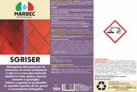 Detergente sgrassante professionale SGRISER   20LT