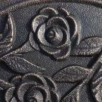 Base per Ombrellone 9kg in Resina con Finiture in Bronzo Φ45.5 x 31.5cm Nero