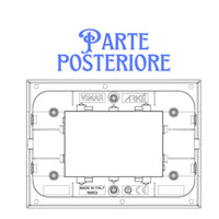 Vimar 19653 placca classica arkè 3 moduli in tecnopolimero