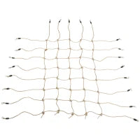 Rete d'Arrampicata per Bambini 3-6 Anni, Rete di Protezione per Area Giochi, Percorso ad Ostacoli, 1,5 x 2 m, Marrone