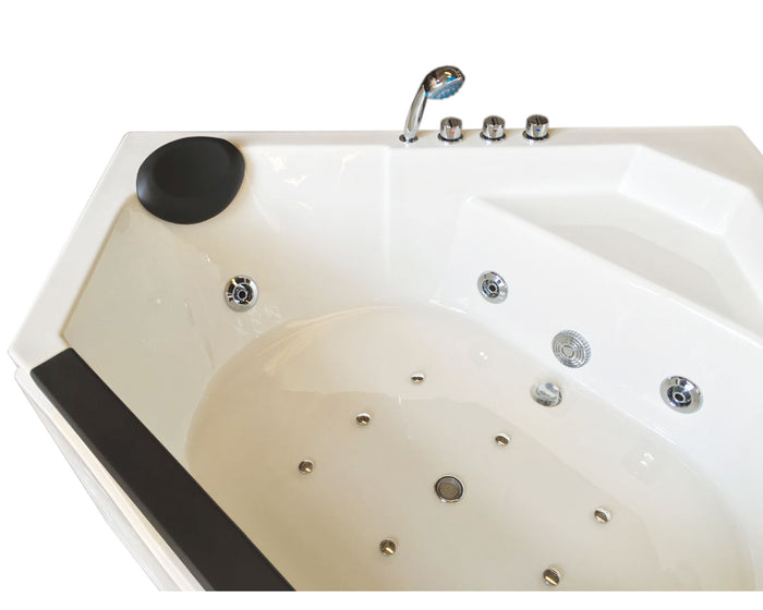 Vasca idromassaggio 150 X 150 cm doppia pompa 12 getti – Ibiza