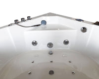 Vasca idromassaggio 150 X 150 cm doppia pompa 12 getti – Ibiza