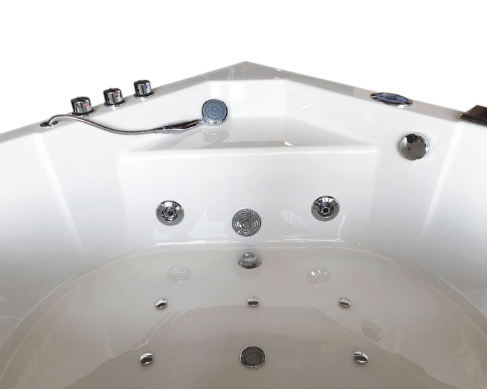 Vasca idromassaggio 150 X 150 cm doppia pompa 12 getti – Ibiza