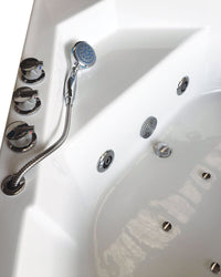 Vasca idromassaggio 150 X 150 cm doppia pompa 12 getti – Ibiza