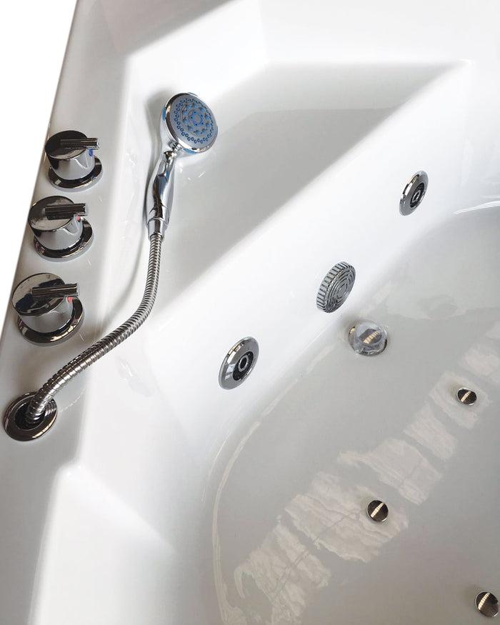 Vasca idromassaggio 150 X 150 cm doppia pompa 12 getti – Ibiza