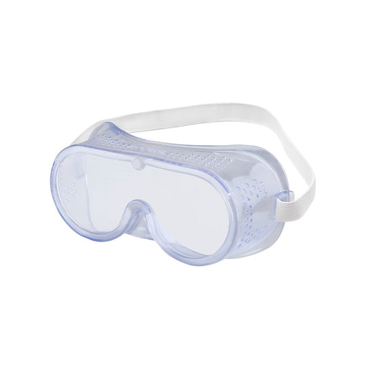 Maschera di protezione antiappannamento lenti con telaio in pvc leggero e flessibile.