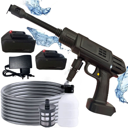 Idropulitrice Portatile a doppia Batteria 48V 140W Alta Pressione 3L/min Auto Moto LT-902