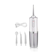 Idropulsore dentale professionale portatile pulizia denti orale + 4 ugelli 6886