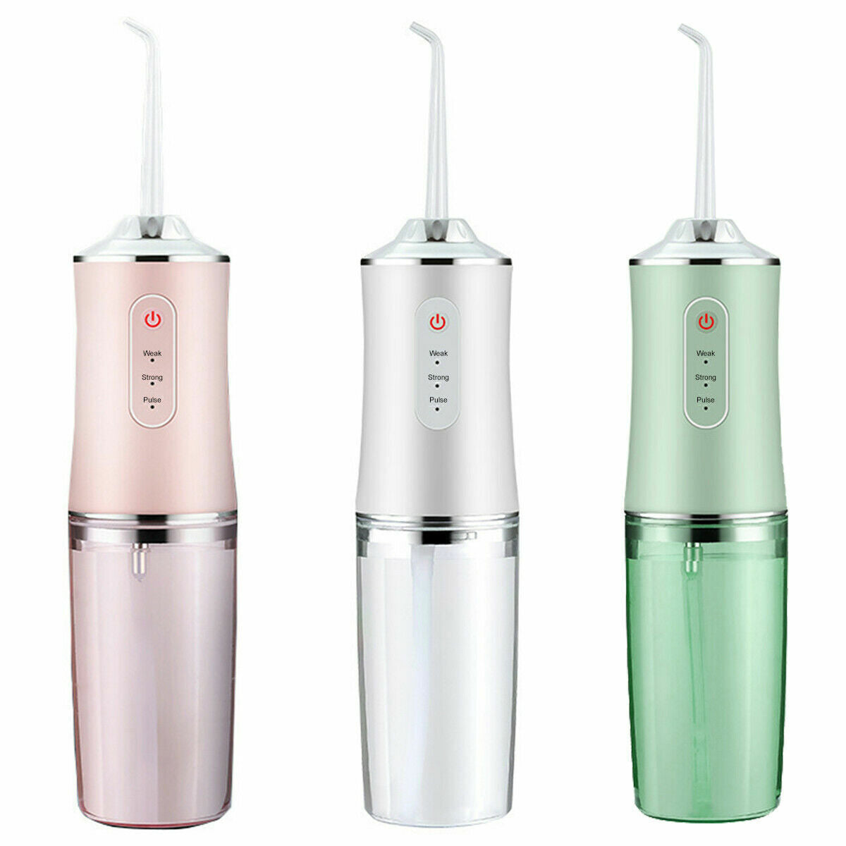 Idropulsore dentale professionale portatile pulizia denti orale + 4 ugelli 6886