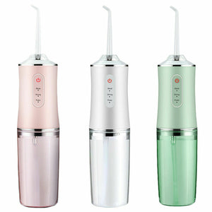 Idropulsore dentale professionale portatile pulizia denti orale + 4 ugelli 6886