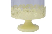 Porta Dolci Heart Giallo Ø Cm 15.5X29.5