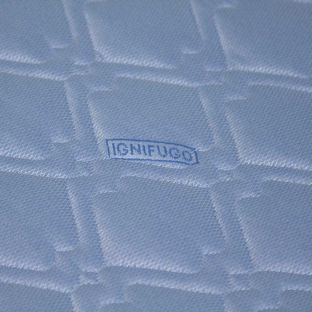 Materasso ignifugo a molle bonnel matrimoniale 160x190 certificazione 1IM altezza 19 cm per B&b e hotel - Comprarredo
