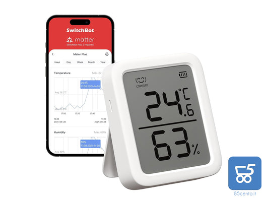 Igrometro Termometro SwitchBot Bluetooth Smart Alexa Google IFTTT SmartThings