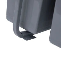 Pattumiera Estraibile da 40L con 3 Contenitori per Raccolta Differenziata, 48x34.2x41.8 cm, Grigio