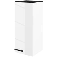 Armadietto Bagno da Parete con 3 Ripiani e Mensole Regolabili, 30x32x73 cm, Bianco