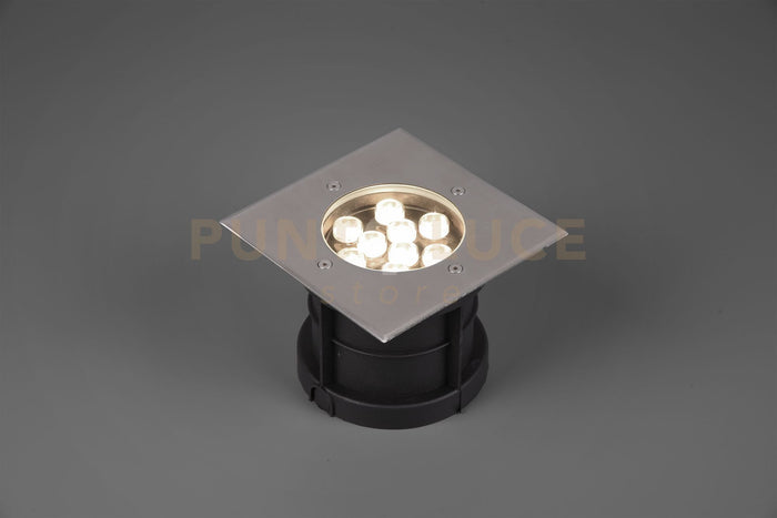 Illuminazione da Incasso led da esterno quadrato satinato BELAJA  821669207