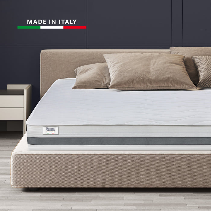 Materasso ESSENTIAL 120 X 190 Waterfoam ipoallergenico 25CM made in Italy