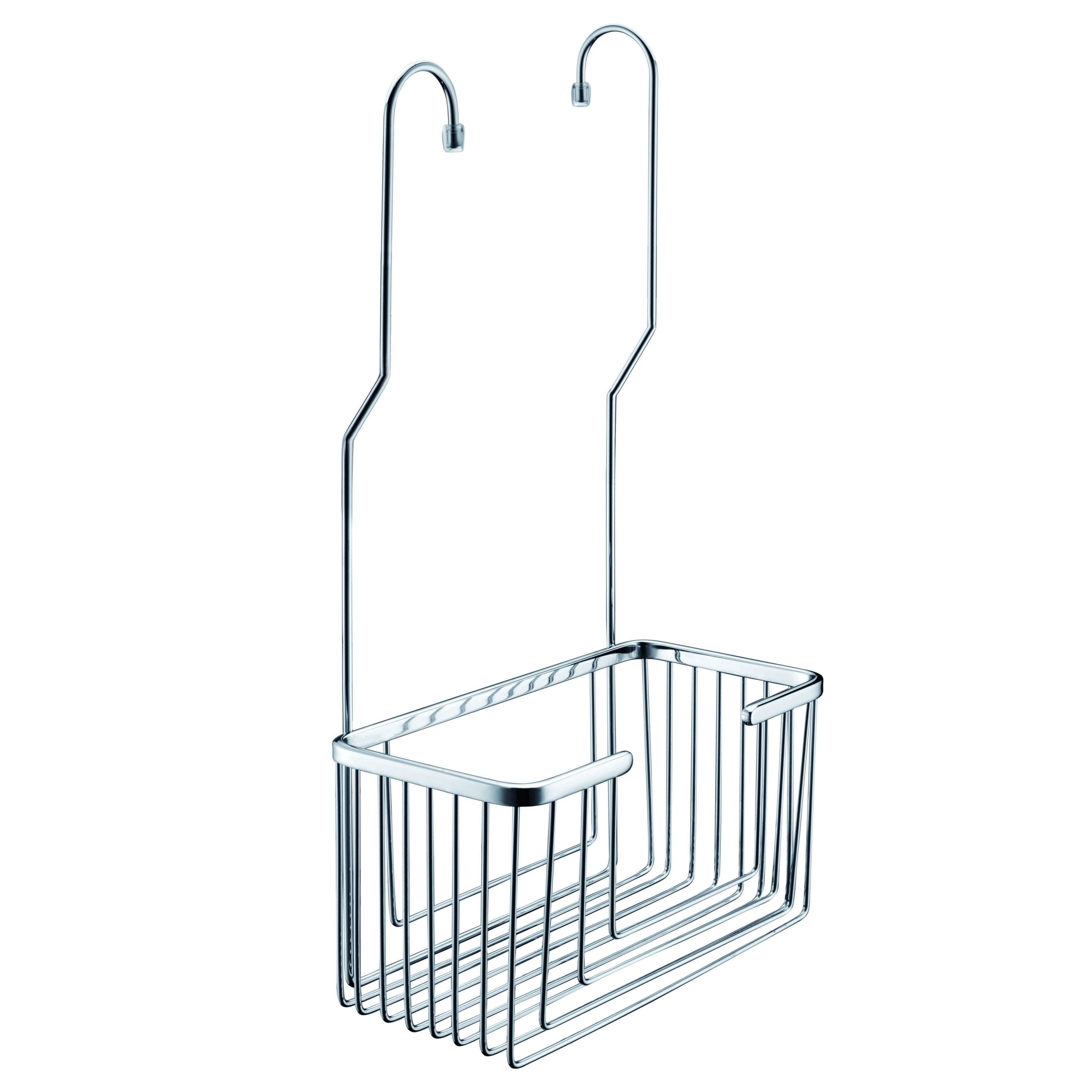 IMEX Portasapone a griglia da appendere ai rubinetti in acciaio e ottone grigio resistente e cromato per bagno e cucina Imex-ADG003