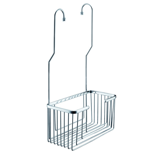 IMEX Portasapone a griglia da appendere ai rubinetti in acciaio e ottone grigio resistente e cromato per bagno e cucina Imex-ADG003