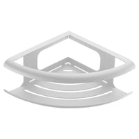 IMEX Distributore di sapone ad angolo in acciaio inox S304 e ottone bianco opaco per bagno e cucina Portasapone modello DHANU Imex-ADH010-BL