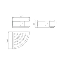 IMEX Distributore di sapone ad angolo in acciaio inox 304 e ottone colore grigio finitura nichel spazzolato modello DHANU Imex-ADH010-NQ