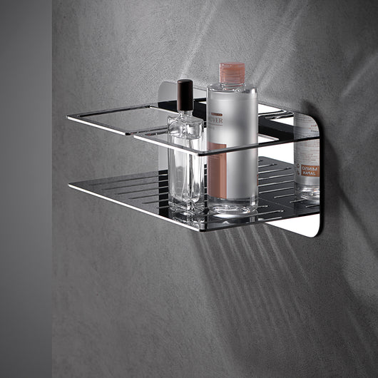 IMEX Portasapone frontale in acciaio inox S304 e ottone finitura cromata colore grigio per montaggio a parete modello IMAN Imex-ADI011