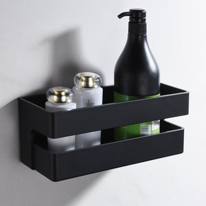 IMEX Portasapone frontale in PVC con finitura nero opaco resistente e facile da pulire per bagno e cucina Imex-ANG005