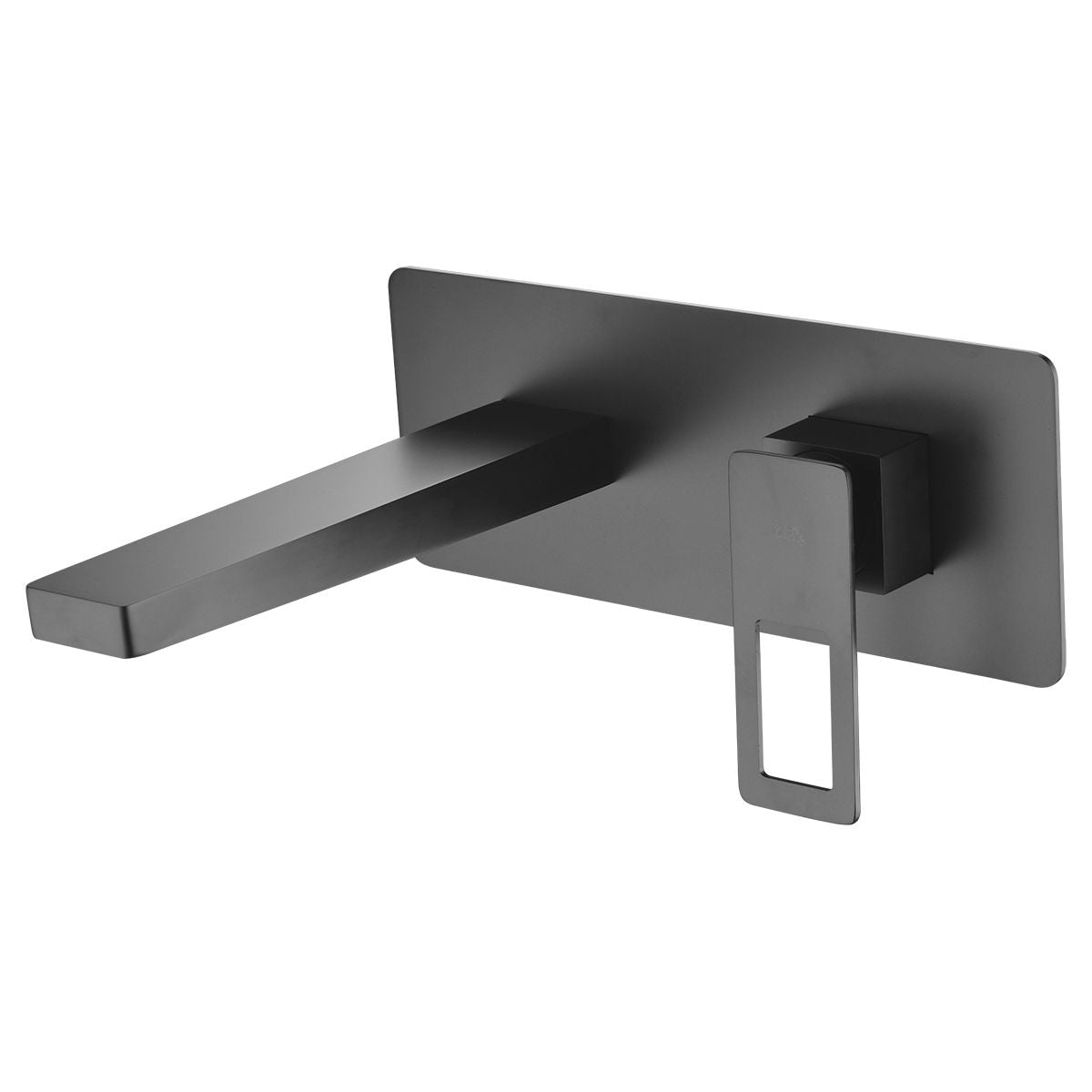 IMEX Miscelatore incasso lavabo monocomando nero opaco in ottone e zama con scatola di registrazione corpo incassato a parete due parti indipendenti - Modello Imex-BDC032-4NG SUECIA