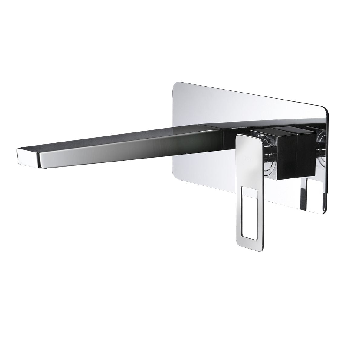IMEX Miscelatore incasso lavabo monocomando cromato ottone-zama con scatola di registrazione corpo incassato parete mod Suecia Imex-BDC032-4