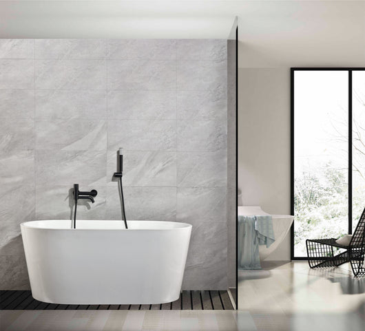 IMEX Miscelatore vasca-doccia nero opaco in ottone e zama con tubo flessibile PVC 180 cm supporto doccia ABS maniglia rotonda cartuccia ceramica Ø35 mm Serie Monza Imex-BDM039-4NG