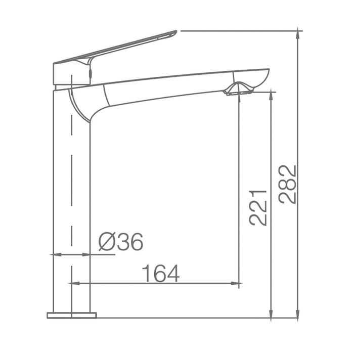 IMEX Miscelatore lavabo alto in ottone e zama bianco opaco, cartuccia ceramica Ø25mm, flessibili 3/8 inclusi, serie Luxor Modello Imex-BDX023-3BL