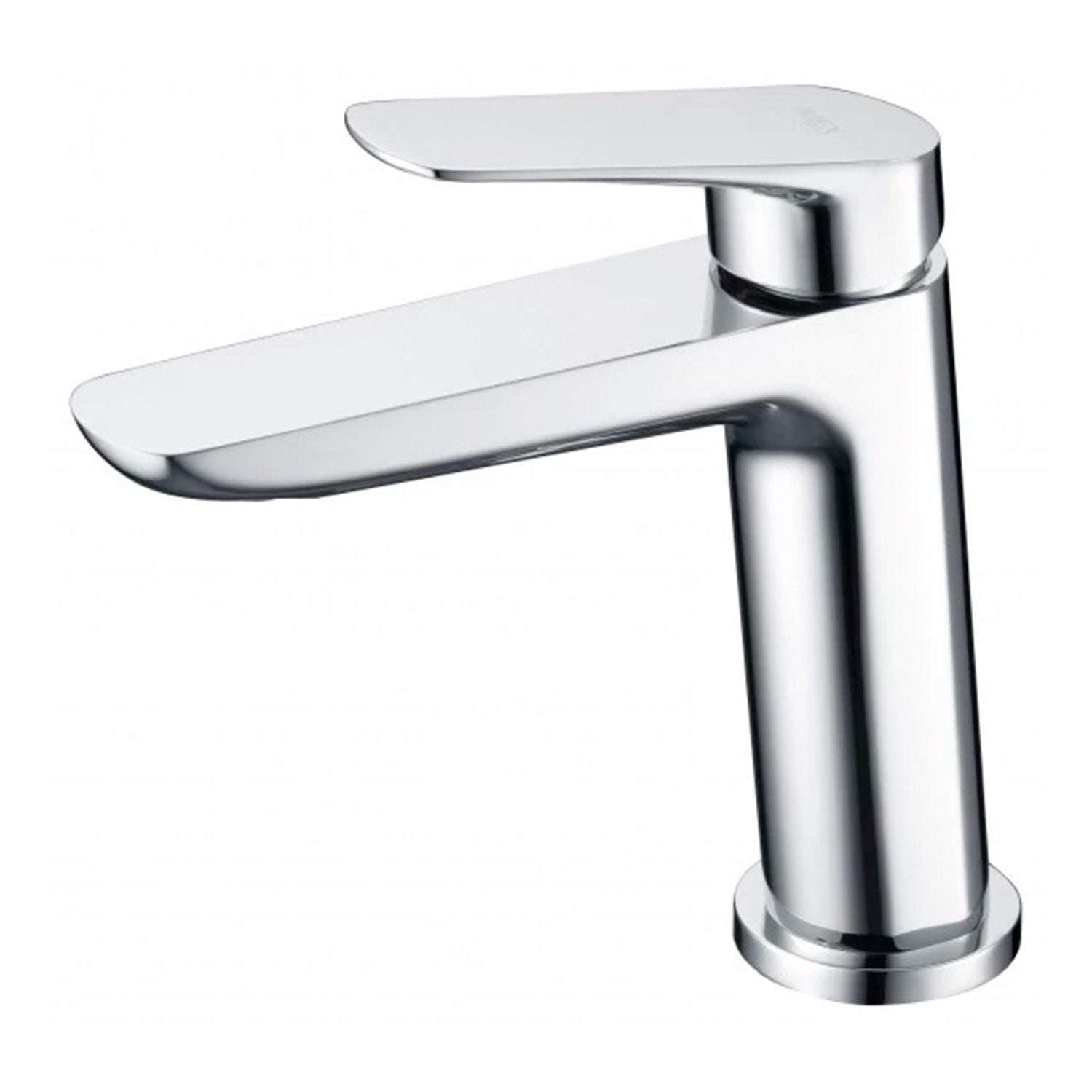 IMEX Miscelatore lavabo cromato in ottone e zama monocomando con cartuccia ceramica 25 mm, aeratore ultrasottile e tubi flessibili 3/8 inclusi, serie Belgica Imex-BDZ044-1