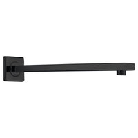 IMEX Supporto a parete in acciaio e ottone nero opaco, tubo a muro quadrato nero opaco per montaggio sicuro e design minimale, modello Imex-BPC003-NG