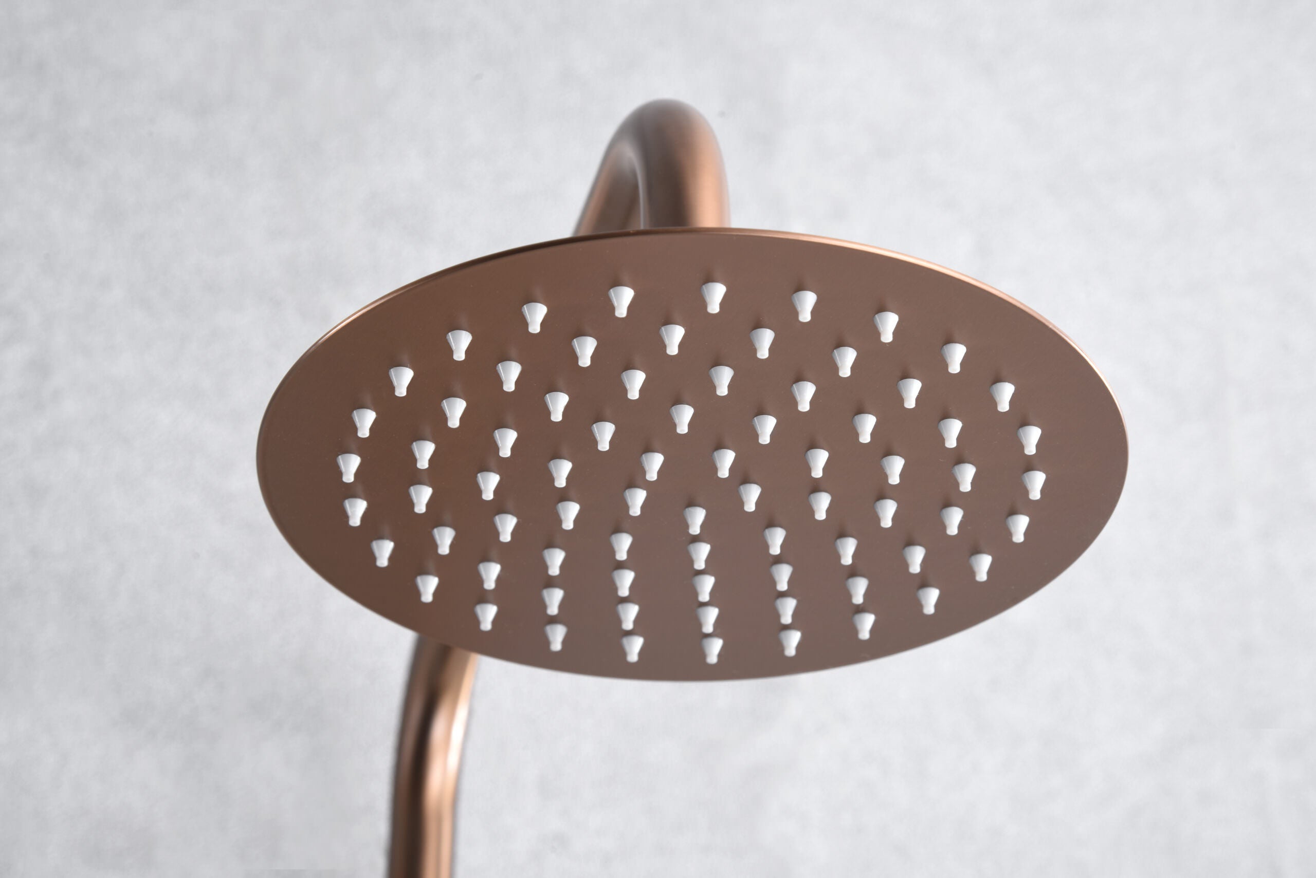 IMEX Set colonna doccia termostatica oro rosa finitura PVD in acciaio inox S304 e ottone con soffione extrapiatto Ø20 cm anticalcare asta estensibile maniglia regolabile rubinetto monocomando car