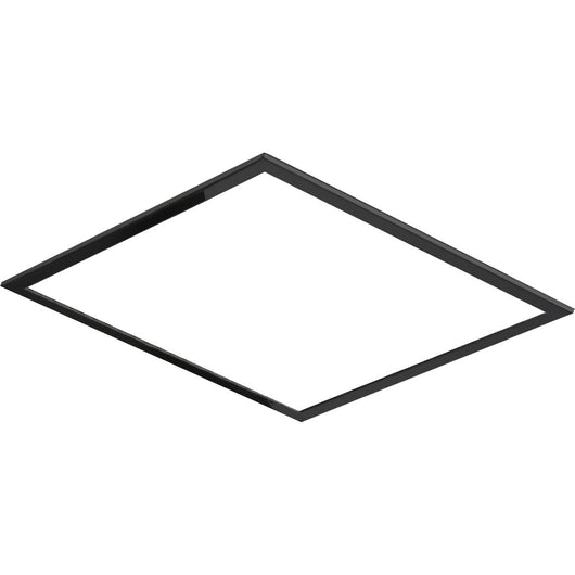 IMEX Supporto a soffitto per soffioni 40x40 cm in acciaio inox S304 e ottone finitura nera opaca struttura robusta per installazione sicura Imex PTC040-NG