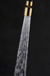 IMEX Aeratore da cucina girevole in ABS due funzioni finitura oro spazzolato Modello M22H Imex-RR0031-OC