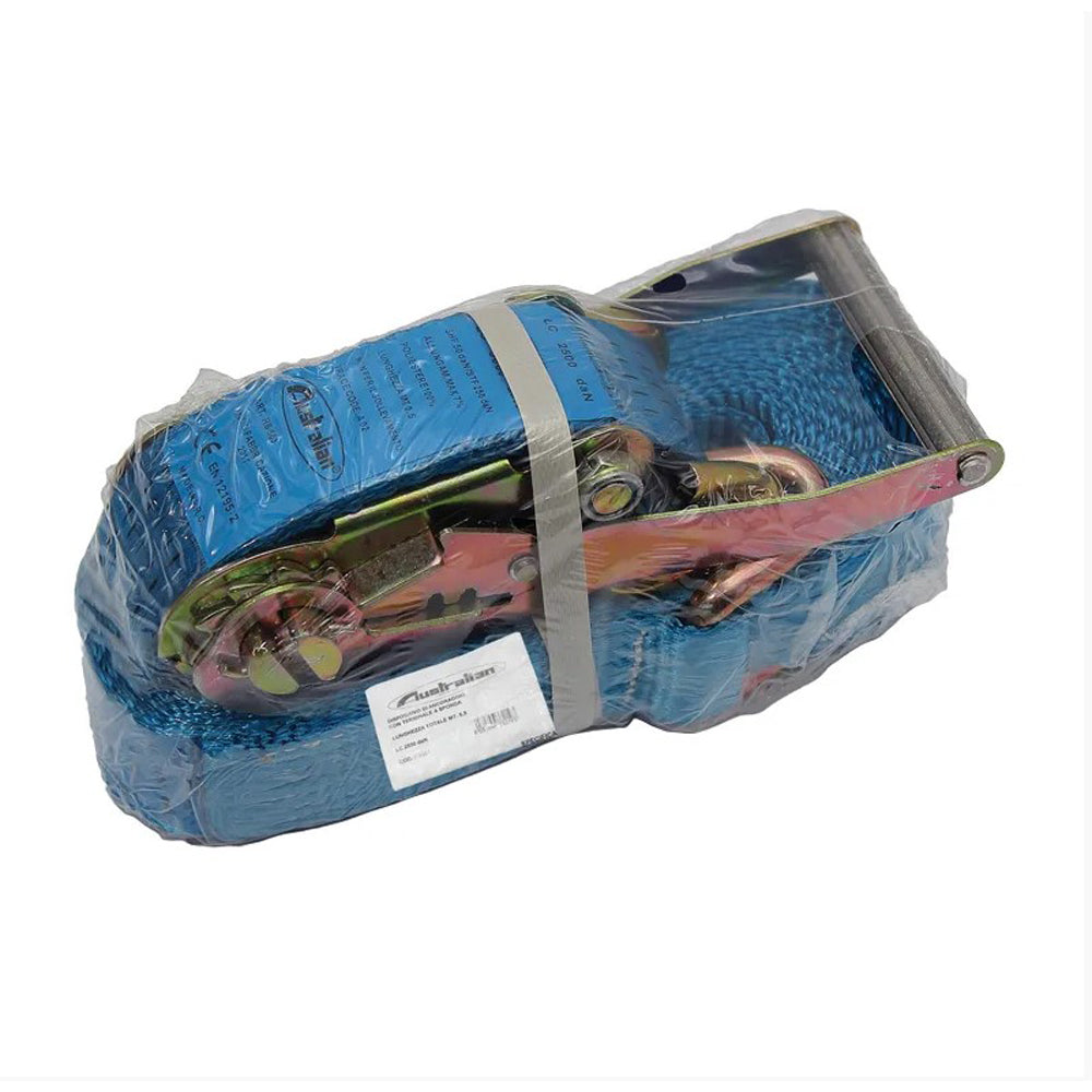CINGHIA A CRICCHETTO ANCORAGGIO TENDITORE 50mmx12,5mt 2500Kg AUSTRALIAN RS503/L